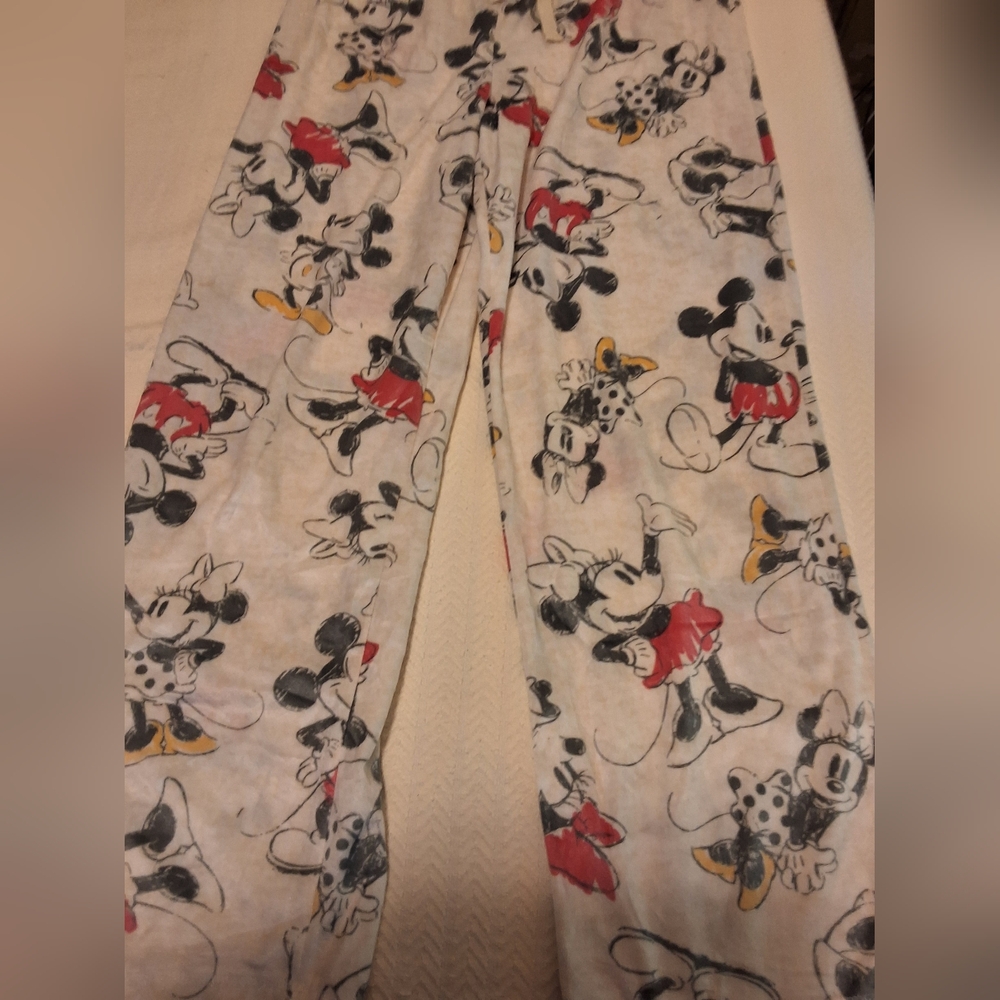 Disney Mickey Mouse Pajama Bottoms - Red, Black, and Yellow